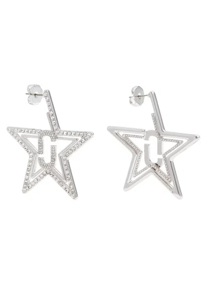 Marc Jacobs J Marc Star Silver-plated Hoop Earrings