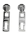 Marc Jacobs J Marc Zipper Earrings In Metallic