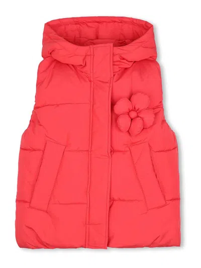 Marc Jacobs Kids' Jacket With Application In Pink