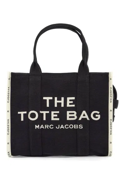 Marc Jacobs The Jacquard Large Tote Bag In 黑色的