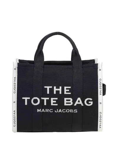 Marc Jacobs The Jacquard Small Tote Black Handbag