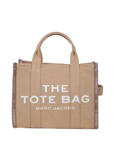 Marc Jacobs Jacquard Handbag In Camel