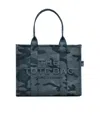 Marc Jacobs The Medium Tote Bag Camouflage In Blue In Green