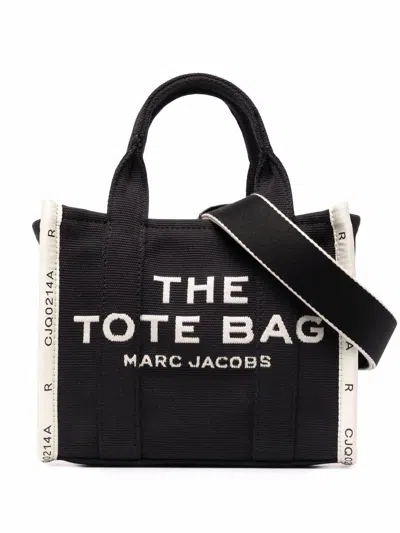 Marc Jacobs Jacquard Mini Tote Bag In Black