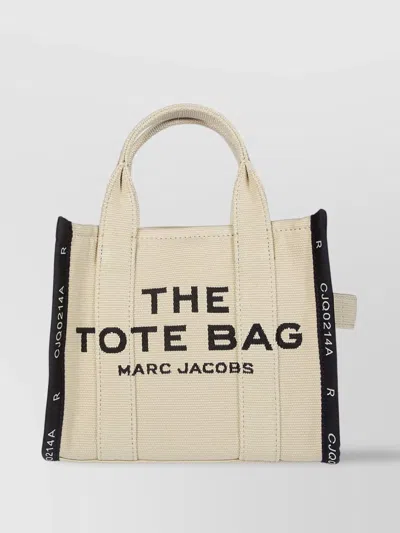 MARC JACOBS JACQUARD PATTERN FABRIC TOTE WITH DETACHABLE STRAP