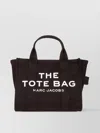 Marc Jacobs Jacquard Pattern Fabric Tote With Top Handles In Black
