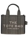 Marc Jacobs Medium Jacquard Tote Bag With Embroidered Monogram