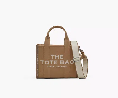 Marc Jacobs Jacquard Tote Shoulder Bag S In Brown