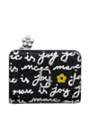 Marc Jacobs Joy Floral Print Wallet In Multi