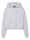 Marc Jacobs Joy Graphic Cotton Hoodie In Gray