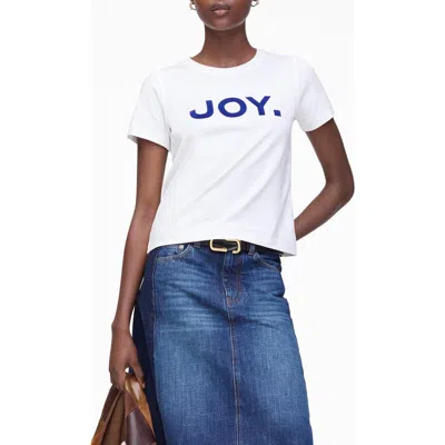 Marc Jacobs Joy, Period Slim Cut Graphic T-shirt In White