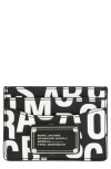 Marc Jacobs Jumbo Loog Card Wallet In Black/white