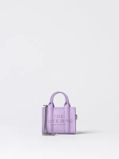 Marc Jacobs Key Chain  Woman Color Lilac In Lilac