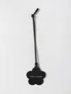 Marc Jacobs Flower Shaped Keyring Charm In Black