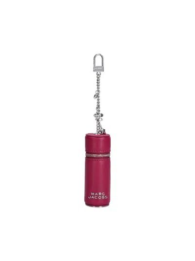 Marc Jacobs Keychain Charm "the Lipstick Case" In Red