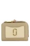 Marc Jacobs Khaki Leather Utility Snapshot Dtm Slim Wallet