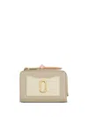 Marc Jacobs Khaki Leather Utility Snapshot Dtm Slim Wallet In Neutral