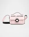 Marc Jacobs Logo-rubberised Shoulder Bag In Pink