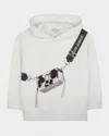 Marc Jacobs Logo-print Hoodie In Ivory