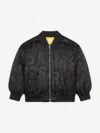 Marc Jacobs Logo-jacquard Bomber Jacket In Black