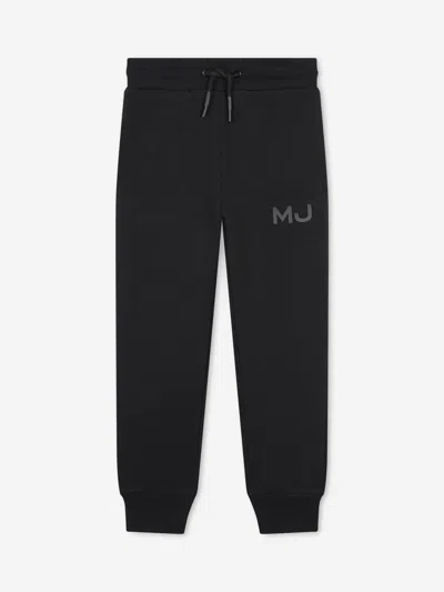Marc Jacobs Kids Logo Joggers In Black