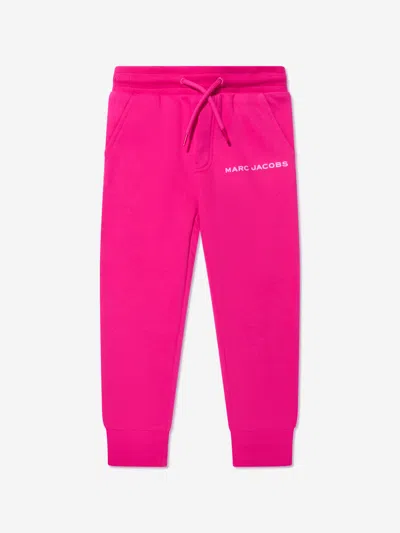 Marc Jacobs Kids Logo Joggers In Pink
