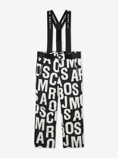 Marc Jacobs Kids Logo Ski Trousers In Black