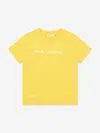 Marc Jacobs Yellow T-shirt For Kids With Logo In Yellow
