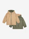 Marc Jacobs Kids Reversible Puffer Jacket In Brown