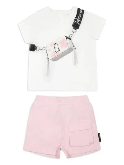 Marc Jacobs Kids Short-sleeved Mini T-shirt With Snapshot Print In White