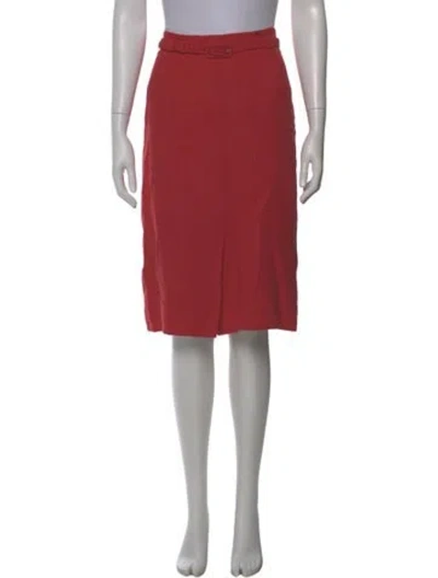Pre-owned Marc Jacobs Knee-length Skirt In Red