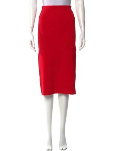 Pre-owned Marc Jacobs Knee-length Skirt W/ Tags In Red
