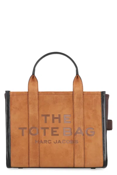 Marc Jacobs La Borsa Tote Media In Suede In Brown
