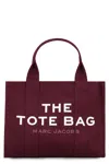 Marc Jacobs La Borsa Tote Piccola In Tela In Burgundy