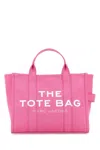 Marc Jacobs Dark Pink Canvas Medium The Tote Bag Handbag In Multi