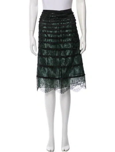 Pre-owned Marc Jacobs Lace Pattern Knee-length Skirt In Multi