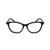 Marc Jacobs Ladies Black Rectangular Eyeglass Frames Marc-663/g In Yellow