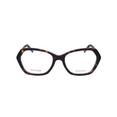 Marc Jacobs Ladies Brown Butterfly Eyeglass Frames Marc-660 In Multi