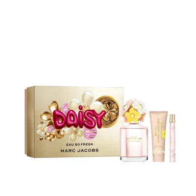 Marc Jacobs Ladies Daisy Eau So Fresh 3pcs Edt Gift Set 3616306131668 In Transparent