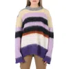 MARC JACOBS MARC JACOBS LADIES HORIZONTAL-STRIPE PATTERN LONG-SLEEVE JUMPER