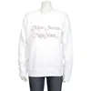 Marc Jacobs Ladies  New York Logo Sweatshirt In White