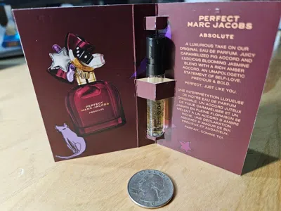 Marc Jacobs Ladies Perfect Absolute Edp 0.04 oz Fragrances 3616305869340 In Transparent