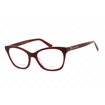 Marc Jacobs Ladies Red Cat Eye Eyeglass Frames Marc379 In Burgundy