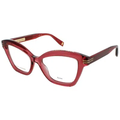 Marc Jacobs Ladies Red Rectangular Eyeglass Frames Mj 1032