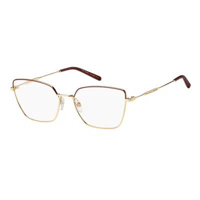 Marc Jacobs Demo Butterfly Ladies Eyeglasses Marc 621 0rhl 55 In Gold
