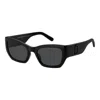 Marc Jacobs Marc 693/s 08a/9o Women's Sunglasses - Black Frame, Dark Grey Gradient Lenses
