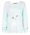 Marc Jacobs Ladies The Airbrushed Sweatshirt In Lilac