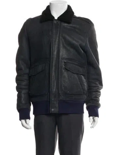 Pre-owned Marc Jacobs Lamb Leather Jacket In Black