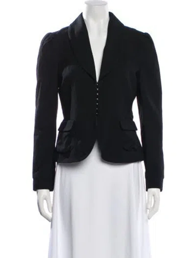 Pre-owned Marc Jacobs Lamb Leather Jacket In Black