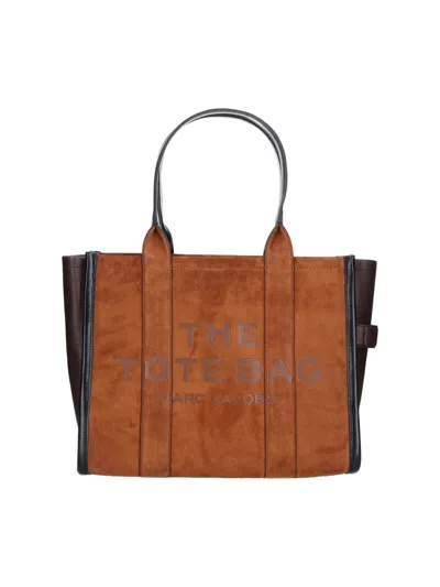 Marc Jacobs Large Bag "the Tote Bag" In Brown